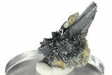 Lustrous, Metallic Stibnite Crystals - Jiangxi, China #183905-1